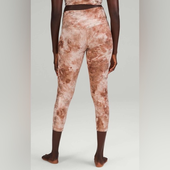 Lululemon Align Crop with Pockets 23" *Shine Diamond Dye Misty Shell/ Size 4 - Picture 2 of 10